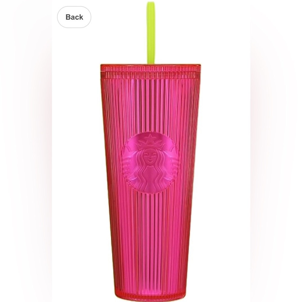 Starbucks Iridescent Magenta Bling Cold Cup (24 oz)